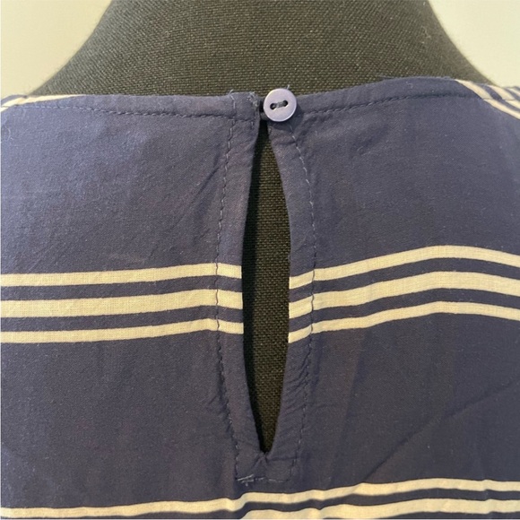 Zara Nautical Striped Ruffled Hem Blouse EUC - Picture 7 of 9